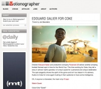 Motionographer: Edouard Salier for Coke